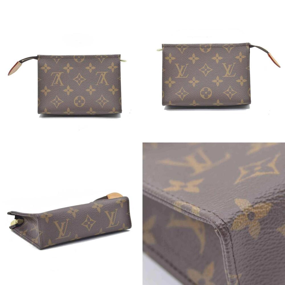 $700 Louis Vuitton Monogram Toiletry Pouch 15 Fuchsia RFID - Picture 2 of 15